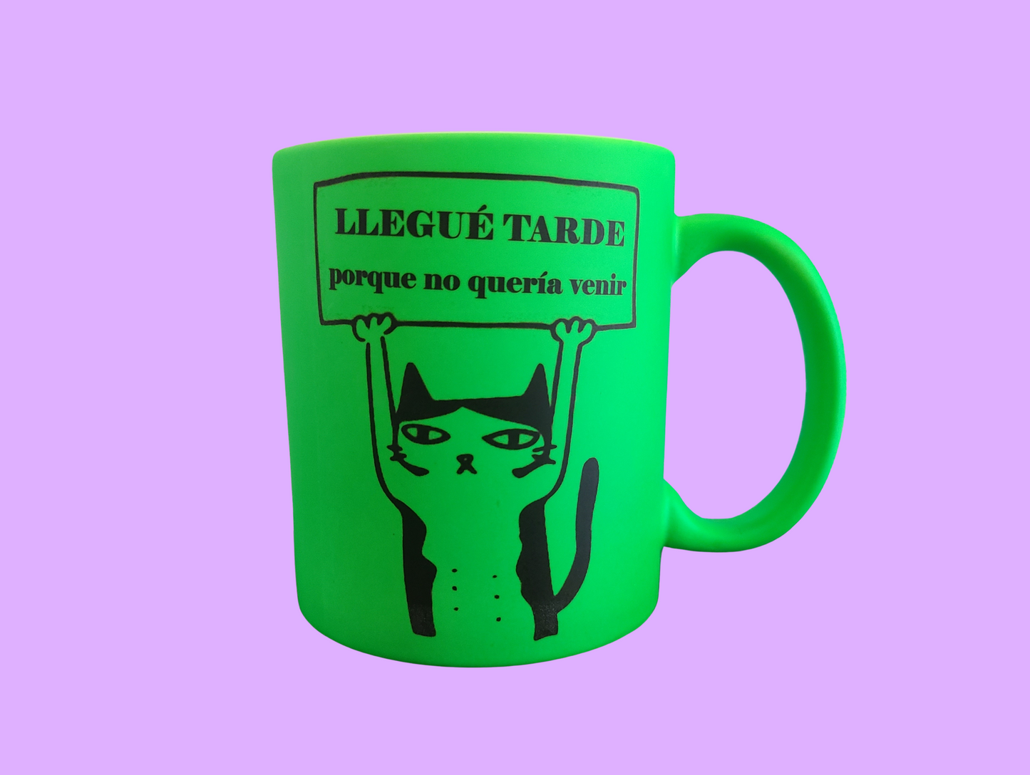 Taza color neon 11oz